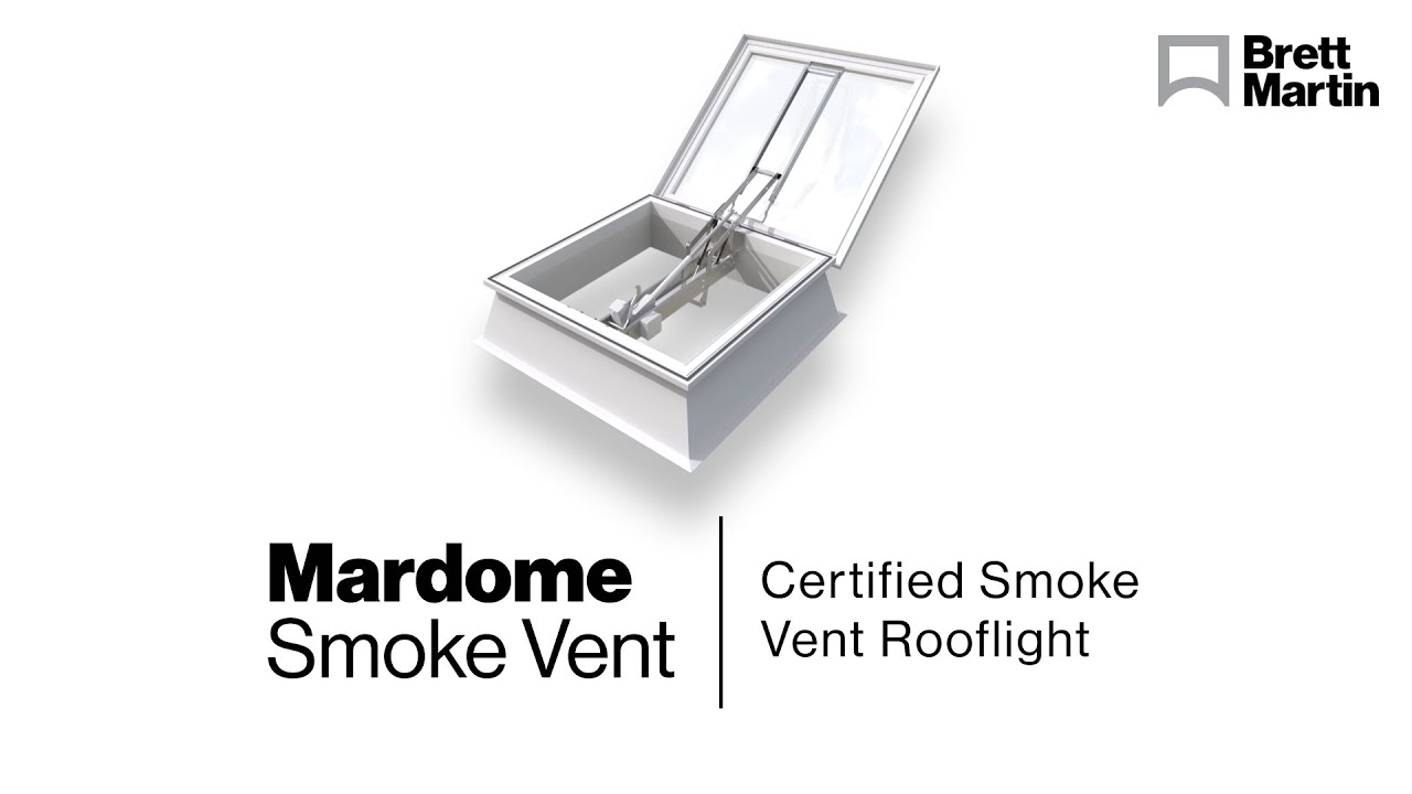 Smoke Vent Dome on PVC kerb - Mardome Smoke Vent installation guide