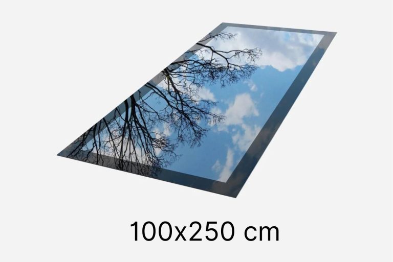 Platdak Raam - 100x250cm | Dakraam | Triple Glas, Frameless, Vast Dakraam, Zelfreinigend, U-waarde 0.9 W/m²K, Gehard Veiligheidsglas, Minimalistisch Design, Premium Kwaliteit