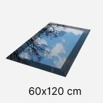 Dakraam voor plat dak - 60x120cm | Triple Glas, Frameless, U-waarde 0.9 W/m²K, Gehard Veiligheidsglas, Geluidsisolatie, UV-bescherming, Zelfreinigend