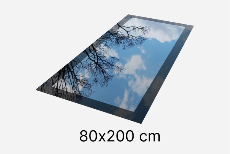 Platdak Raam - 80x200cm | Dakraam | Triple Glas, Frameless, Vast Dakraam, Zelfreinigend, U-waarde 0.9 W/m²K, Gehard Veiligheidsglas, Minimalistisch Design, Premium Kwaliteit