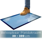 Beloopbaar platdakraam 30-300cm