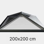 Vierkante Lichtstraat 200 x 200cm