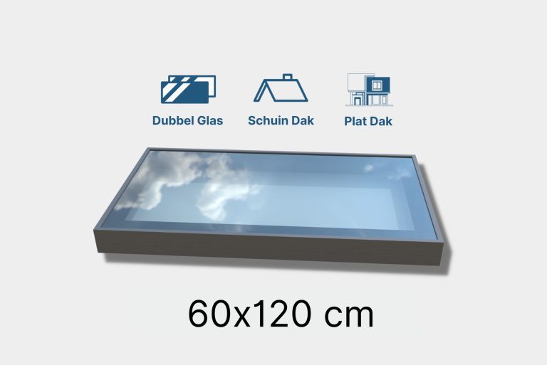 Dakraam Plus Dubbel Glas - 60 x 120 cm - Hoogwaardige dakramen met dubbele beglazing