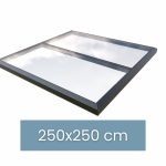 Modulaire daklicht 250 x 250 cm
