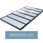 Modulaire daklicht 500 x 250 cm