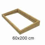 OSB geïsoleerde opstand 60 x 200 cm (voor plat dak)