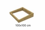 OSB geïsoleerde opstand 100 x 100 cm (voor plat dak)