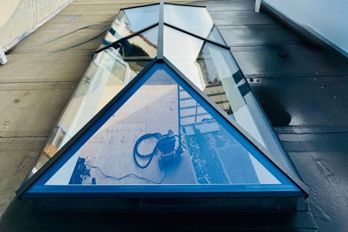 Regulier Lichtstraat 190 x 388cm ( Jet zwart met Jet zwart) - Afbeelding 2